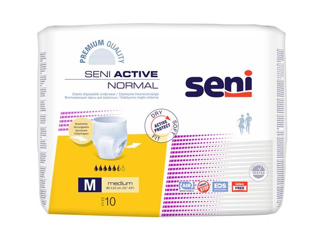 Seni Active Majtki chłonne normal M interakcje ulotka majtki chłonne - 10 szt.