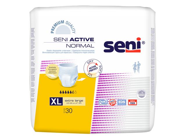 Seni Active Majtki chłonne normal XL interakcje ulotka majtki chłonne  30 szt.