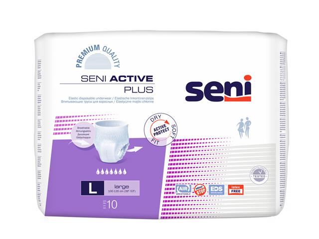 Seni Active Majtki chłonne plus L interakcje ulotka majtki chłonne - 10 szt.
