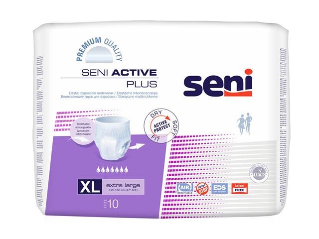 Seni Active Majtki chłonne plus XL interakcje ulotka majtki chłonne - 10 szt.