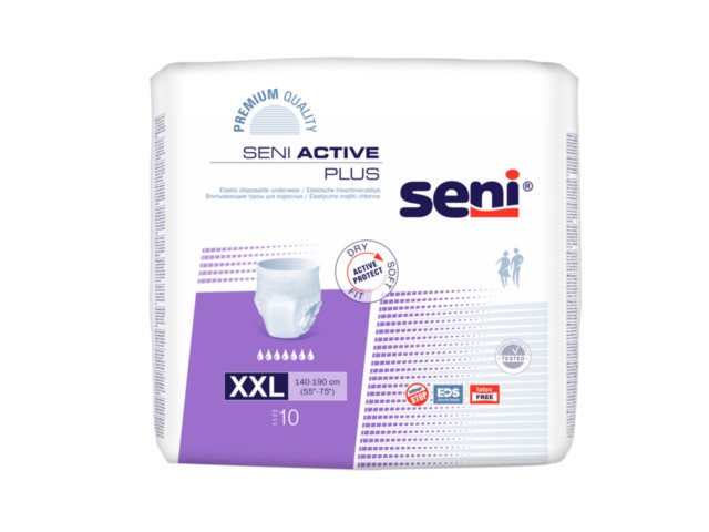 Seni Active Majtki chłonne plus XXL interakcje ulotka majtki chłonne - 10 szt.