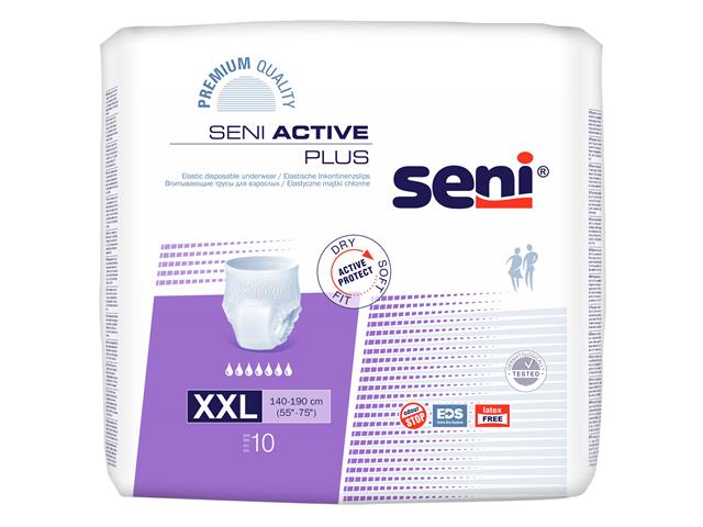 Seni Active Plus Majtki chłonne XXL interakcje ulotka   10 szt.