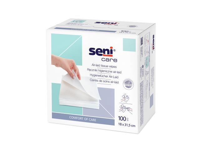 Seni Care Air-Laid Ręczniki higieniczne air 18 x 31,5 cm interakcje ulotka ręczniki  100 szt.