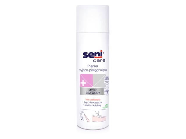 Seni Care Pianka myjąco-pielęgnująca interakcje ulotka pianka - 500 ml