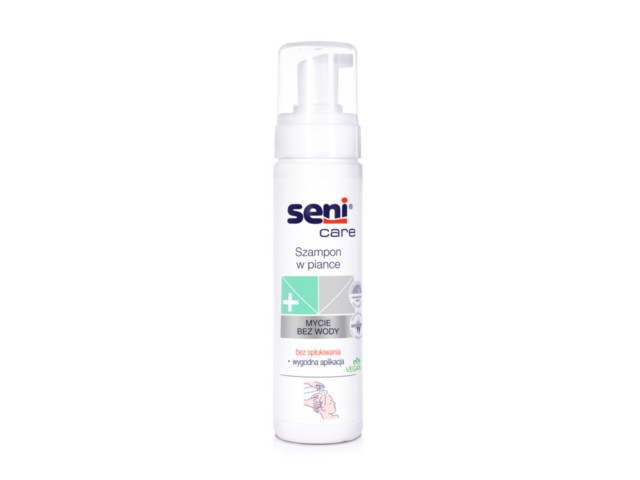 Seni Care Szampon-pianka do mycia włosów bez użycia wody interakcje ulotka szampon - 200 ml