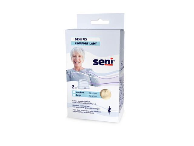 Seni Fix Comfort Majtki mocujące lady cielisty M interakcje ulotka majtki siatkowe - 2 szt.