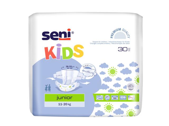 Seni Kids Pieluchomajtki junior (11-20 kg) interakcje ulotka pielucho-majtki - 30 szt.