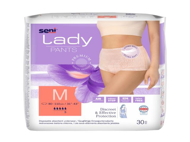 Seni Lady Pants Majtki chłonne 5 kropli M interakcje ulotka majtki chłonne  30 szt.