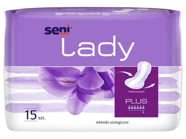 Seni Lady Pieluchy anatomiczne plus interakcje ulotka pielucha anatomiczna  15 szt.