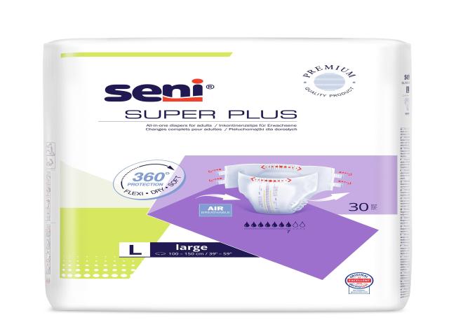 Seni Super Plus Pieluchomajtki dla dorosłych L interakcje ulotka pielucho-majtki - 30 szt.