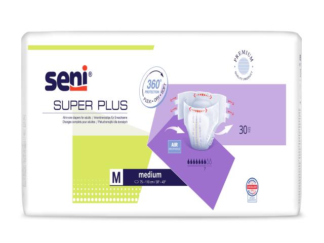 Seni Super Plus Pieluchomajtki dla dorosłych M interakcje ulotka pielucho-majtki - 30 szt.