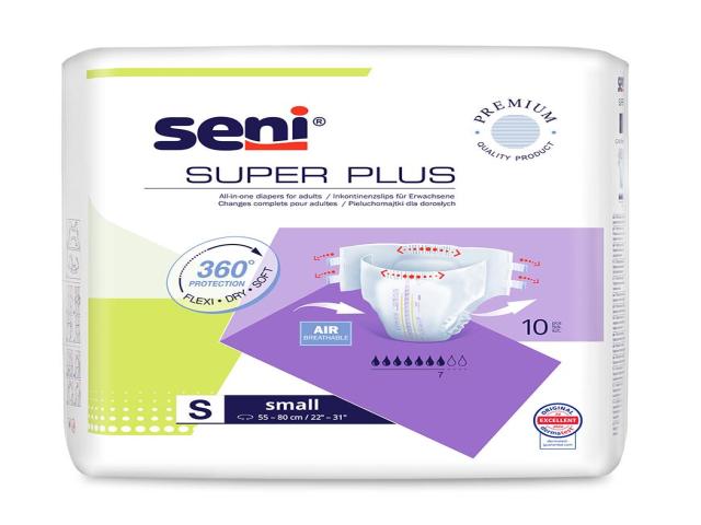 Seni Super Plus Pieluchomajtki dla dorosłych S interakcje ulotka pielucho-majtki - 10 szt.