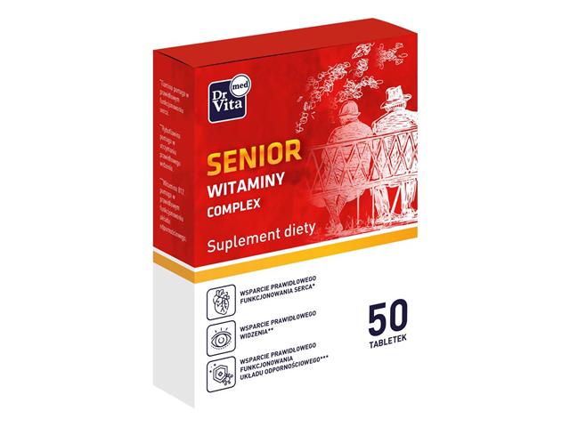 Senior Witaminy Complex interakcje ulotka tabletki  50 tabl.