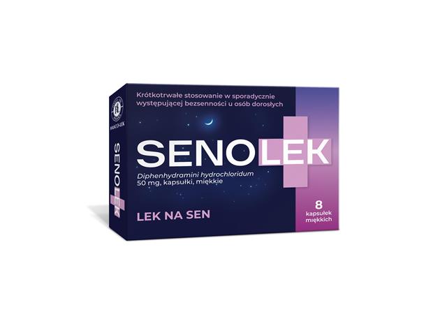 Senolek interakcje ulotka kapsułki miękkie 50 mg 8 kaps.