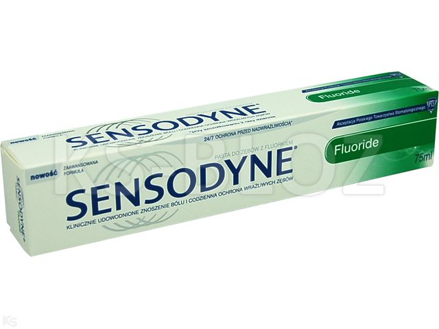 Sensodyne Fluor Pasta do mycia zębów interakcje ulotka   75 ml