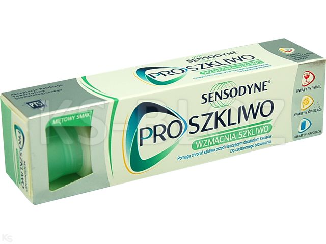 Sensodyne Pro Szkliwo Pasta do mycia zębów wzmacniająca szkliwo interakcje ulotka   75 ml