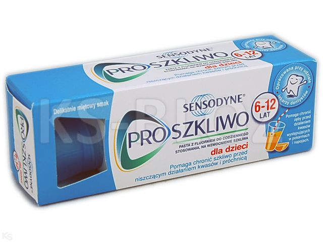 Sensodyne Pronamel Pasta do mycia zębów dla dzieci interakcje ulotka   50 ml