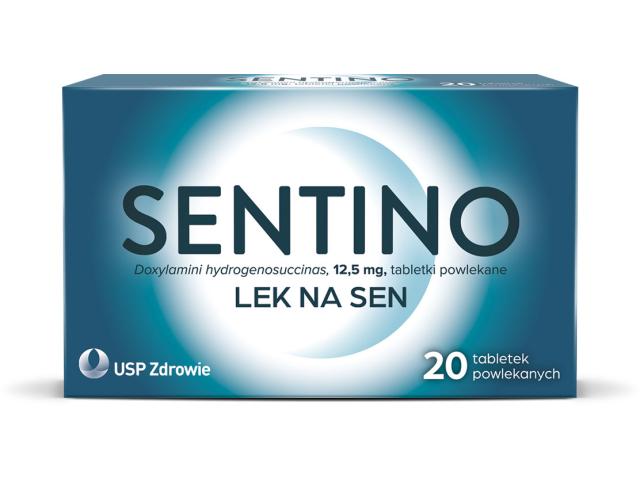 Sentino interakcje ulotka tabletki powlekane 12,5 mg 20 tabl.
