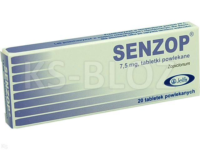 Senzop interakcje ulotka tabletki powlekane 7,5 mg 20 tabl.