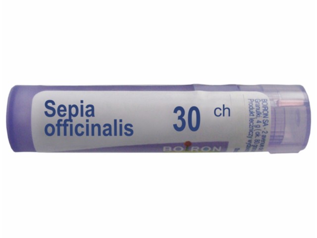 Sepia Officinalis 30 CH interakcje ulotka granulki - 4 g