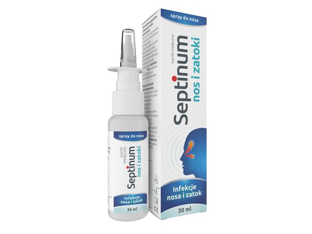 Septinum nos i zatoki interakcje ulotka spray do nosa - 30 ml
