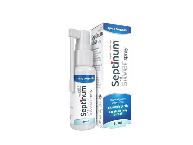 Septinum Silver interakcje ulotka spray - 30 ml