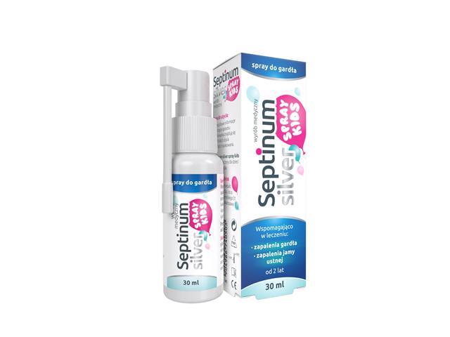 Septinum Silver Spray kids interakcje ulotka   30 ml