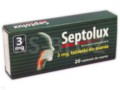 Septolux interakcje ulotka tabletki do ssania 3 mg 20 tabl.