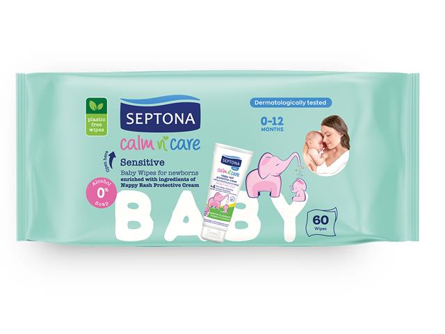 SEPTONA BABY Chusteczki dla dzieci interakcje ulotka chusteczka - 60 szt.