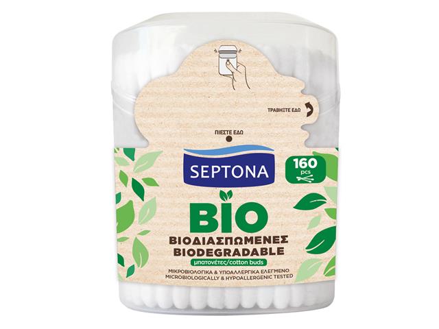 SEPTONA BIO Patyczki higieniczne biodegradowalne interakcje ulotka patyczki - 160 szt.