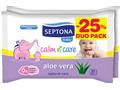 SEPTONA Chusteczki dla dzieci Aloe Vera 2x20 sztuk z rabatem 25% na drugie opakowanie interakcje ulotka chusteczka  40 szt. | 2x20 sztuk