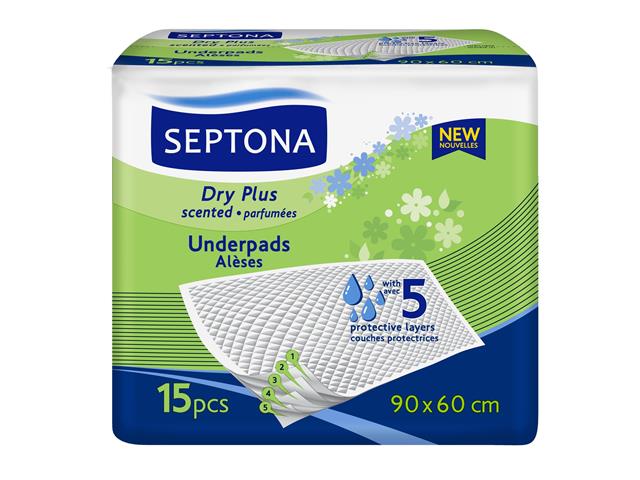 SEPTONA DRY PLUS Podkłady zapachowe interakcje ulotka podkład - 15 szt.