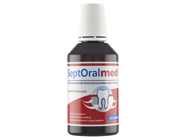 SeptOral Med Płyn do płukania jamy ustnej stomatologiczny interakcje ulotka   300 ml