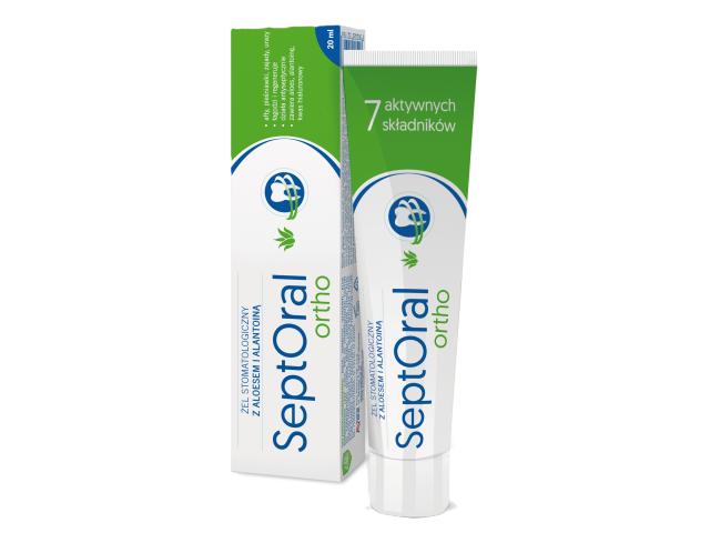 SeptOral Ortho Żel stomatologiczny interakcje ulotka żel do stosowania w jamie ustnej 20 ml