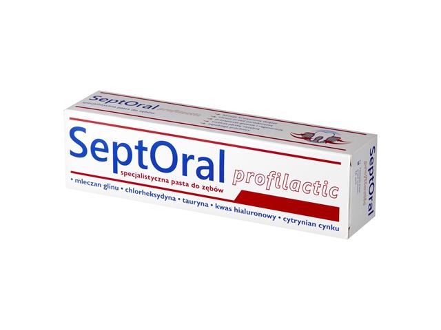 SeptOral Profilactic Pasta do mycia zębów interakcje ulotka pasta do zębów - 100 ml