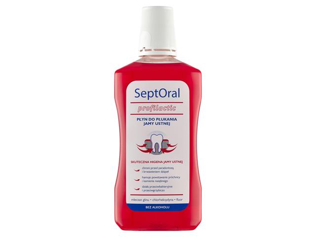 SeptOral Profilactic Płyn do płukania jamy ustnej interakcje ulotka   500 ml