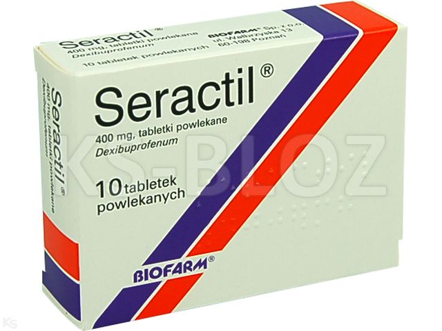 Seractil interakcje ulotka tabletki powlekane 400 mg 10 tabl. | blister
