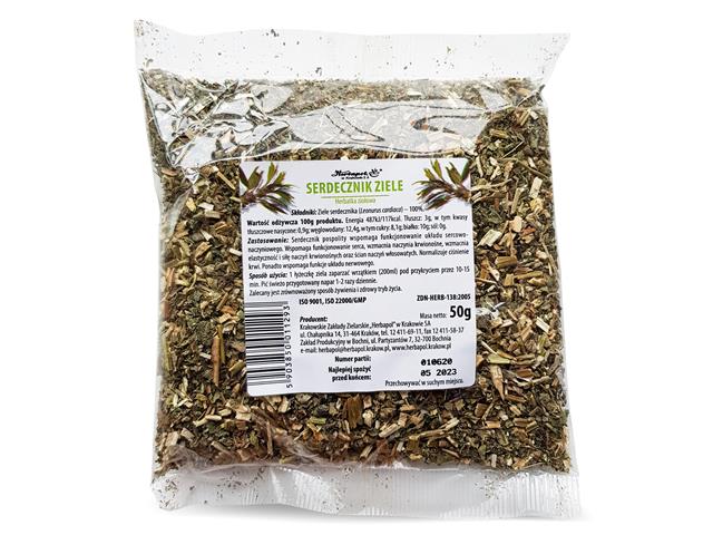 Serdecznik Ziele Herbatka ziołowa interakcje ulotka herbata  50 g