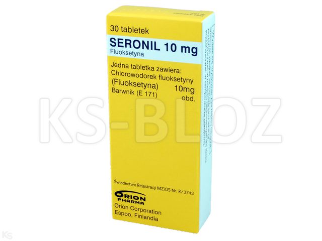 Seronil interakcje ulotka tabletki powlekane 10 mg 30 tabl. | 3 blist.po 10 szt.
