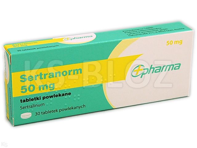 Sertranorm interakcje ulotka tabletki powlekane 50 mg 