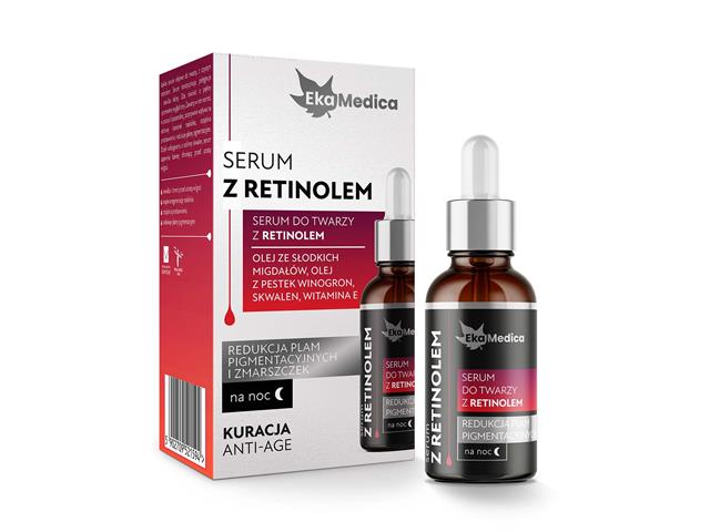 Serum do twarzy z retinolem interakcje ulotka   20 ml