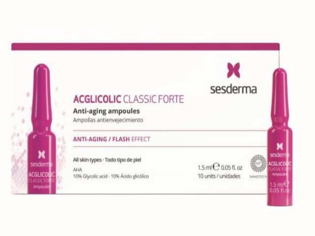 Sesderma Acglicolic Classic Forte Ampułki interakcje ulotka serum  10 amp. po 1.5 ml