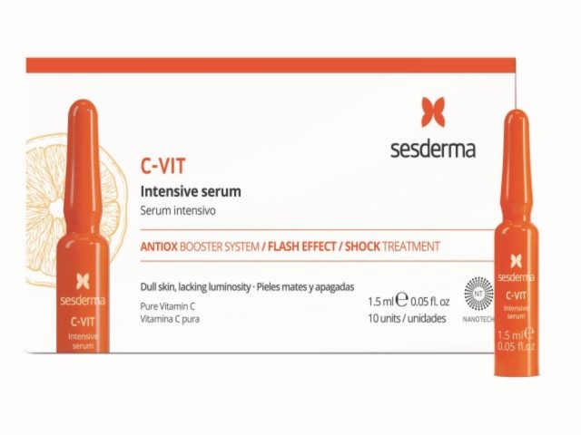 Sesderma C-Vit 12% Serum intensywne interakcje ulotka serum  10 amp. po 1,5 ml