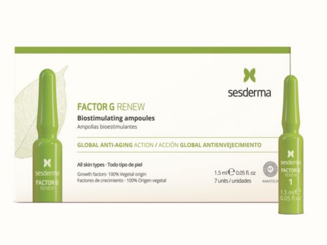 Sesderma Factor G Renew Ampułki biostymulujące interakcje ulotka serum  7 amp. po 1.5 ml