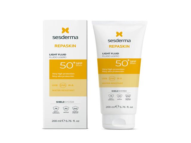 Sesderma Repaskin Light Fluid Fotoprotektor słoneczny SPF 50+ interakcje ulotka krem  200 ml