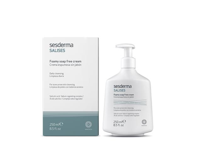 SESDERMA SALISES Pienisty Krem bez mydła skóra z tendencją do łojotoku lub trądziku interakcje ulotka krem - 250 ml