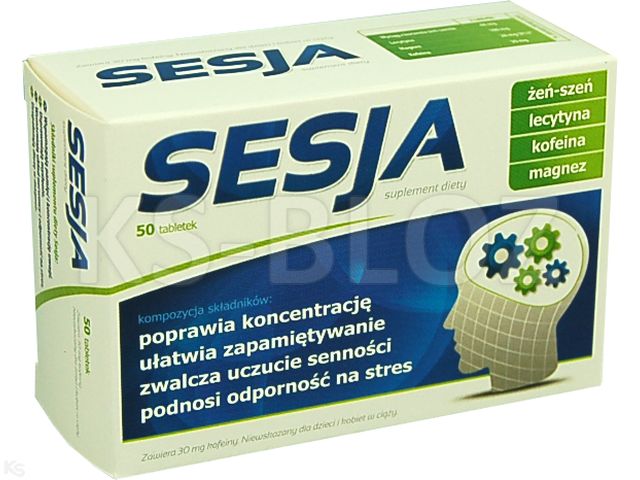 Sesja interakcje ulotka tabletki  50 tabl.