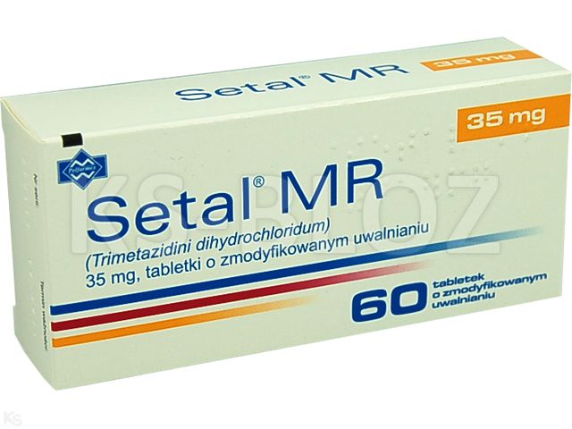 Setal MR interakcje ulotka tabletki o zmodyfikowanym uwalnianiu 0,035 g 60 tabl.