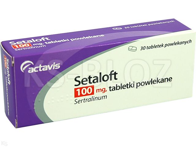 Setaloft 100 mg interakcje ulotka tabletki powlekane 100 mg 30 tabl. | 3 blist.po 10 szt.