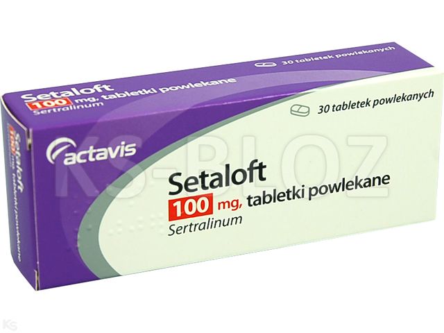 Setaloft 100 mg interakcje ulotka tabletki powlekane 100 mg 